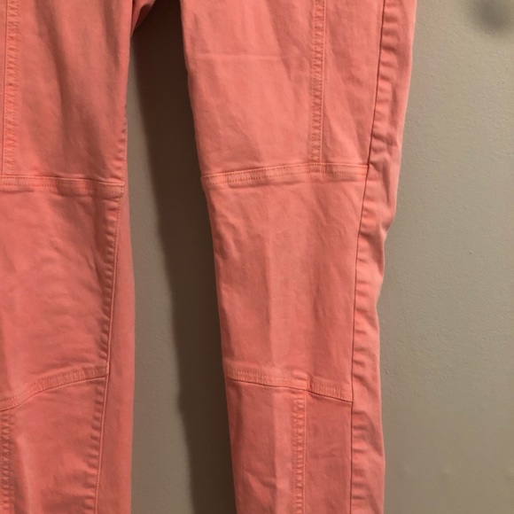 American Eagle neon peach super stretch jeggings - Picture 4 of 10